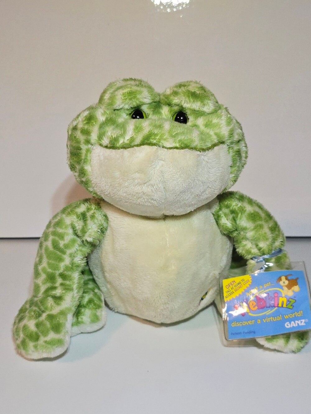 Ganz Webkinz Spotted Frog Plush W/ Sealed Code Retired Stuffed Animal Toy HM142